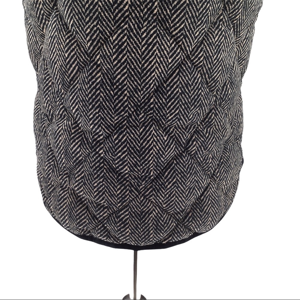 J. Crew‎ Herringbone Quilted Vest Jacket size S 60% down 20% waterfowl feathers - Picture 11 of 15